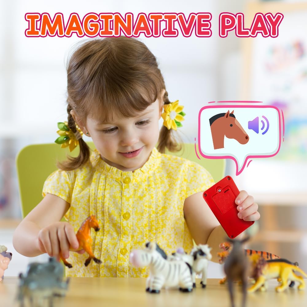 Sounds Toy for Toddlers - Educational Animal Noise Toy with Cute Animal Sounds - Noises include Elephant, Dog, Wolf, Horse, Bird, Cow and More
