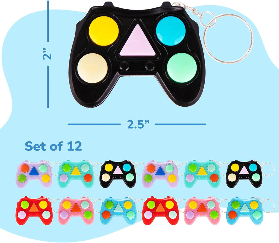 12 Pack Electronic Memory Games for Kids Party Favors, Goodie Bags Stuffers, Return Gifts for Kids Birthday Party Favors, Rewards & Classroom Prizes for Students, Gaming Parties Gift, Bulk Toys