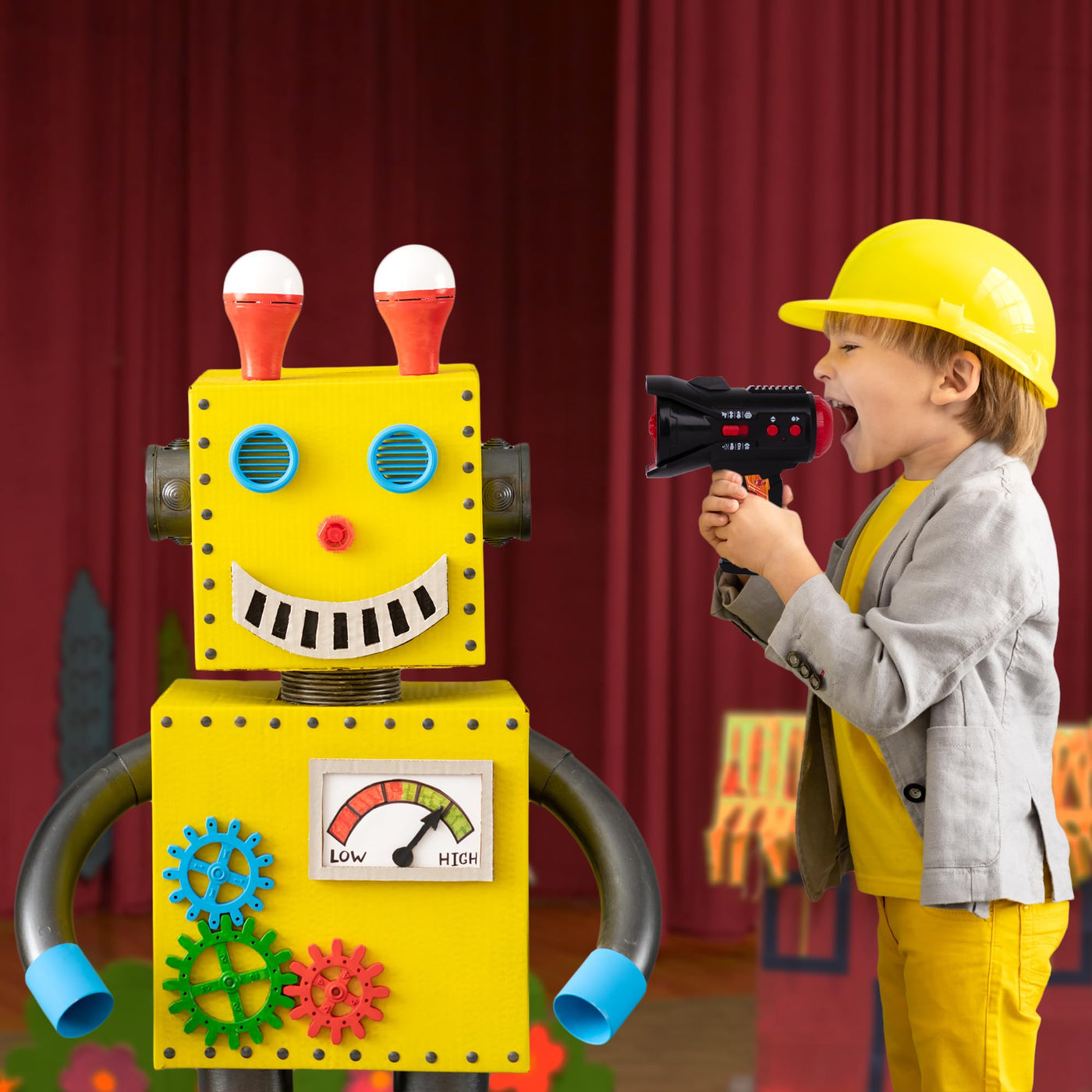 8 in 1 Voice Changer for Kids - Toy Megaphone Speaker with 8 Different Voices and Batteries
