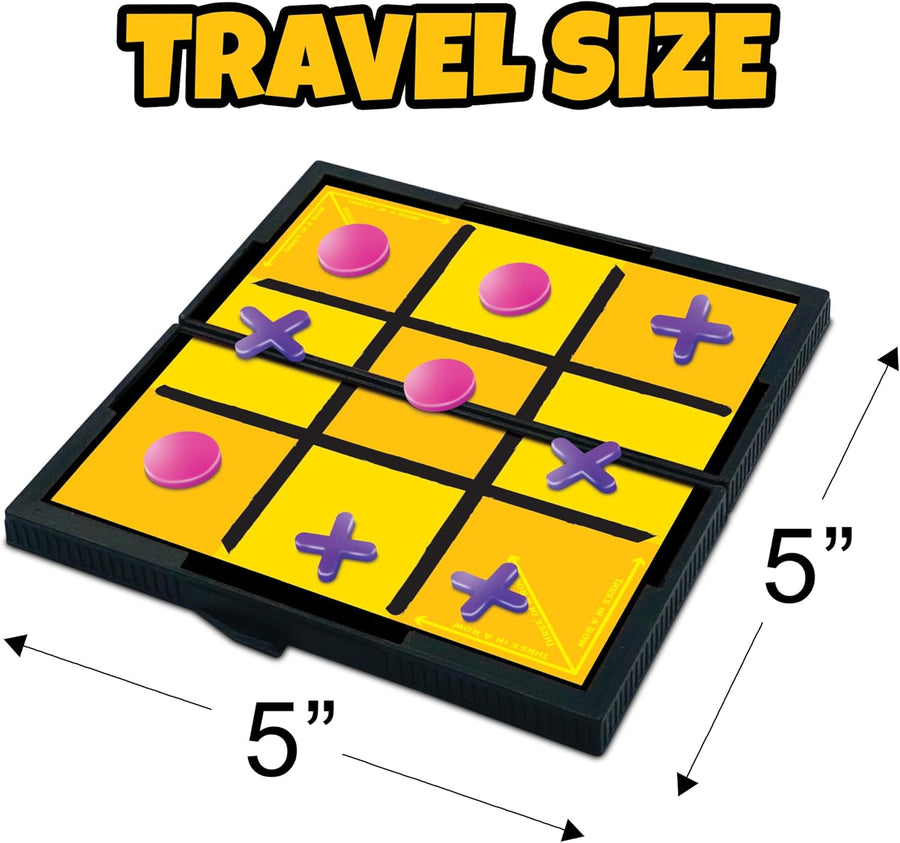Magnetic Board Travel Games Set - Includes 12 Retro Fun Games - 5" Compact Design - Individually Boxed - Great for Road Trip/Travel/Camping - Best Gift for Kids Ages 6+