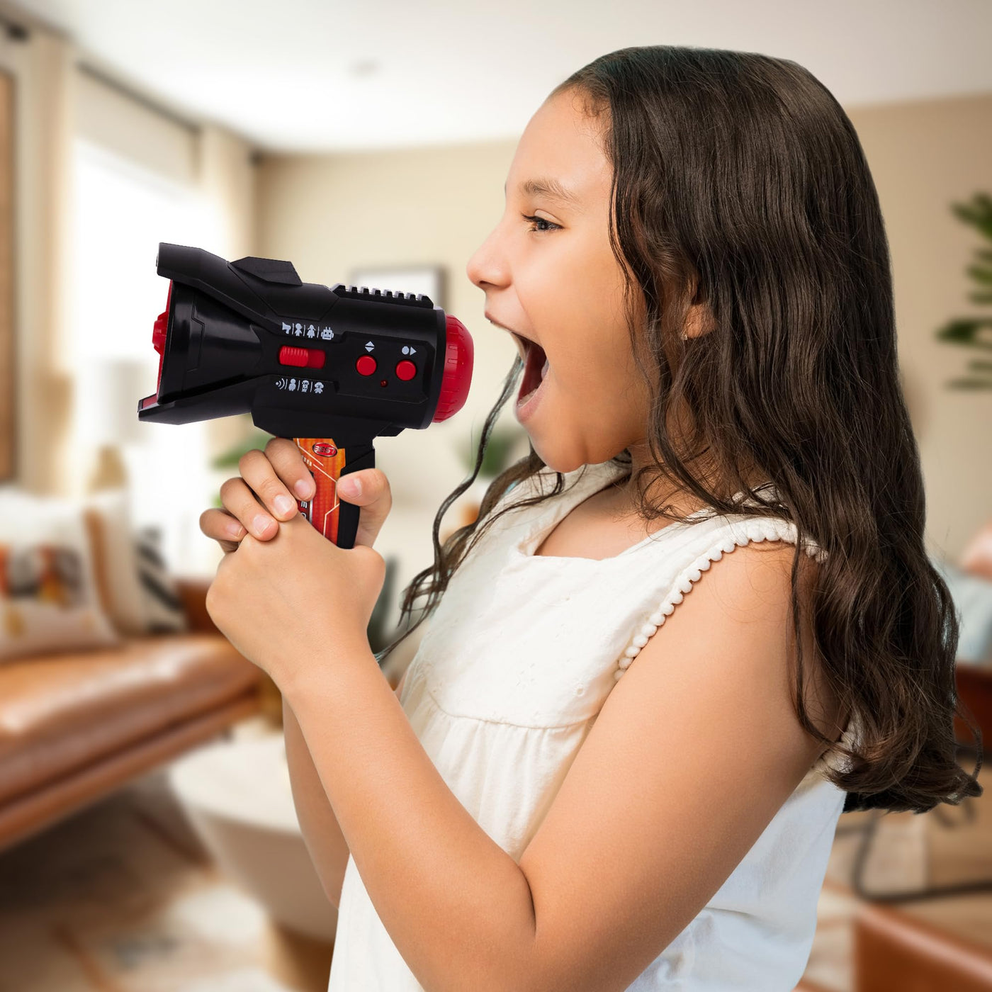 8 in 1 Voice Changer for Kids - Toy Megaphone Speaker with 8 Different Voices and Batteries