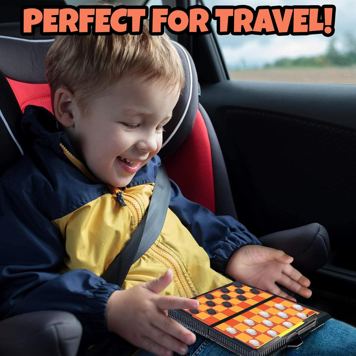 Magnetic Board Travel Games Set - Includes 12 Retro Fun Games - 5" Compact Design - Individually Boxed - Great for Road Trip/Travel/Camping - Best Gift for Kids Ages 6+