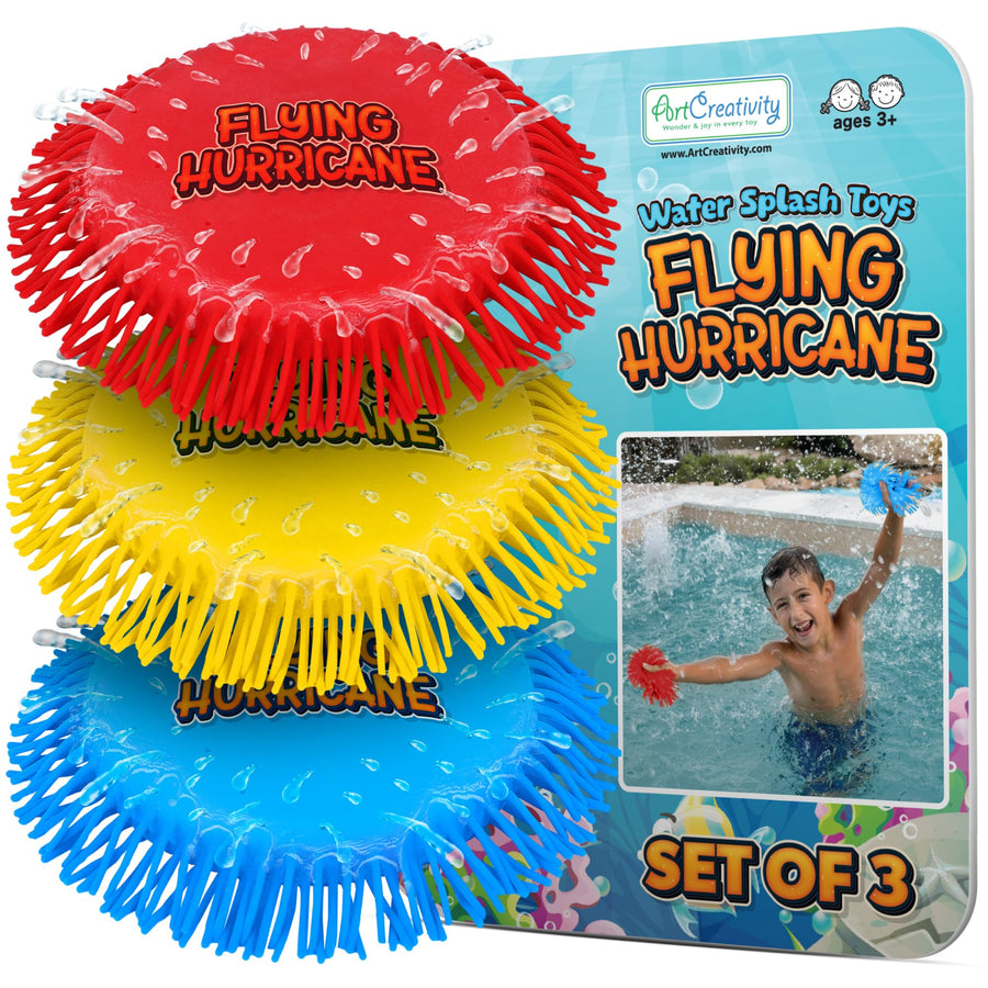 Soft Water Frisbees for Kids, Soft Sports Discs (3 Pack), Beach Water Toys & Swimming Pool Toys for Kids, Backyard Fun Toy & Outdoor Summer Games