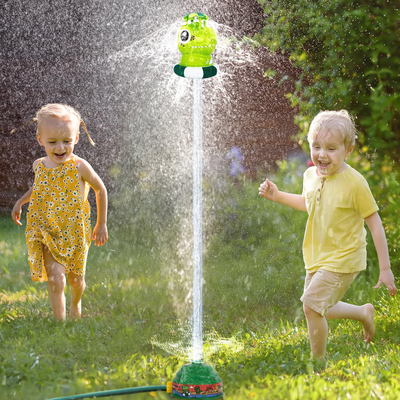 Dinosaur Water Rocket Sprinkler for Kids - Dinosaur Sprinkler for Kids