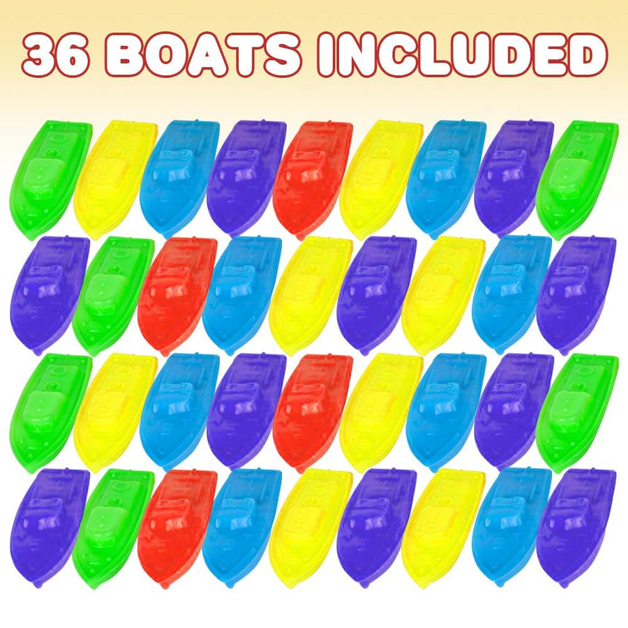 ArtCreativity Boat Bath Toys Set of 4 – Toddler Bath Toys, Outdoor Water Play & Pool Toys for Summer Fun, Cute Party Favors for Kids