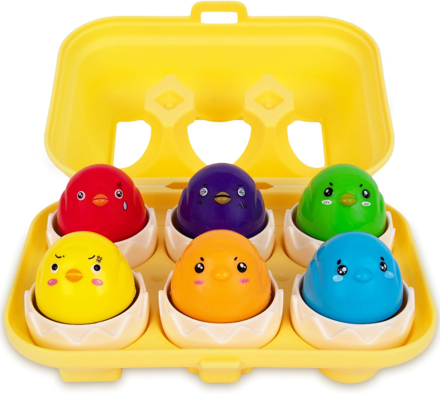 Matching Eggs for Easter - Carton of 6 Egg Matching Toys