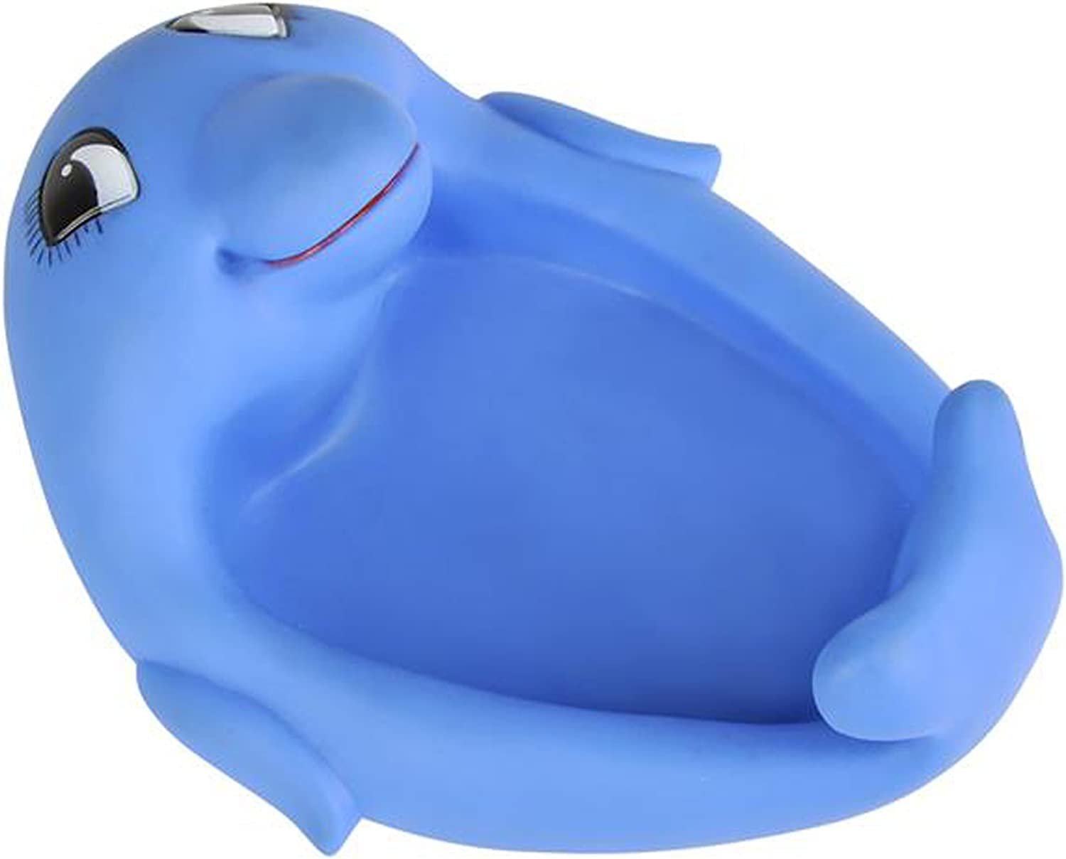 Floating Dolphin Bath Play Set - 4 Piece Fun Water Bathtub Toys for Kids - Non Toxic Playing Kit for Tub, Pool, Beach - Great Gift Idea for Boys, Girls, Toddlers, Babies - Blue