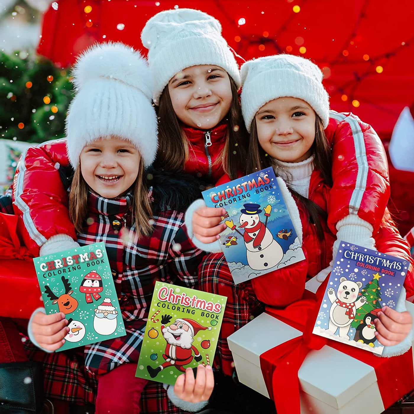 Christmas Coloring Books for Kids Bulk, Pack of 20, 5” x 7” Christmas Coloring Book, Christmas Party Favors For Kids, Favor Bag Fillers, Party Supplies, Christmas Stocking Stuffers