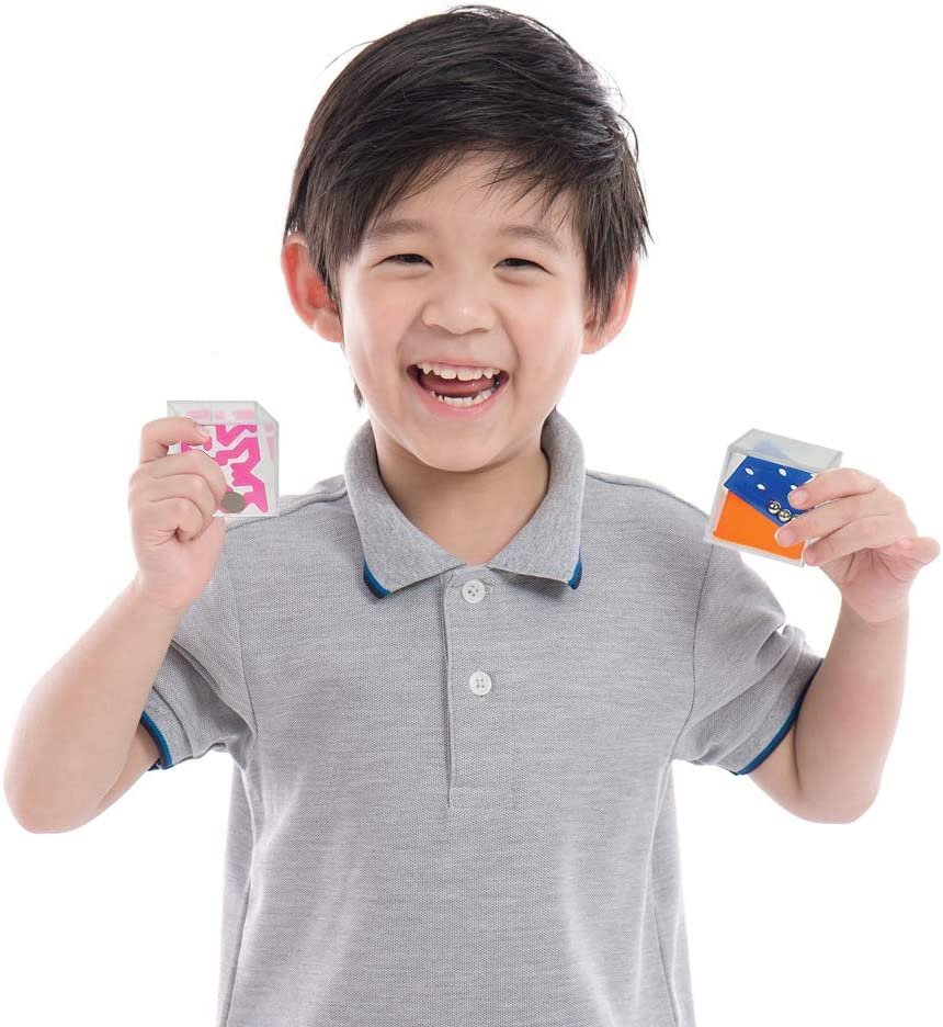 Brain Teaser Puzzles for Kids, Pack of 12, Mini 1.5" Maze Puzzle Cubes in Assorted Designs, Fun Road Trip Toys, Birthday Party Favors, Stocking Stuffers, Goodie Bag Fillers