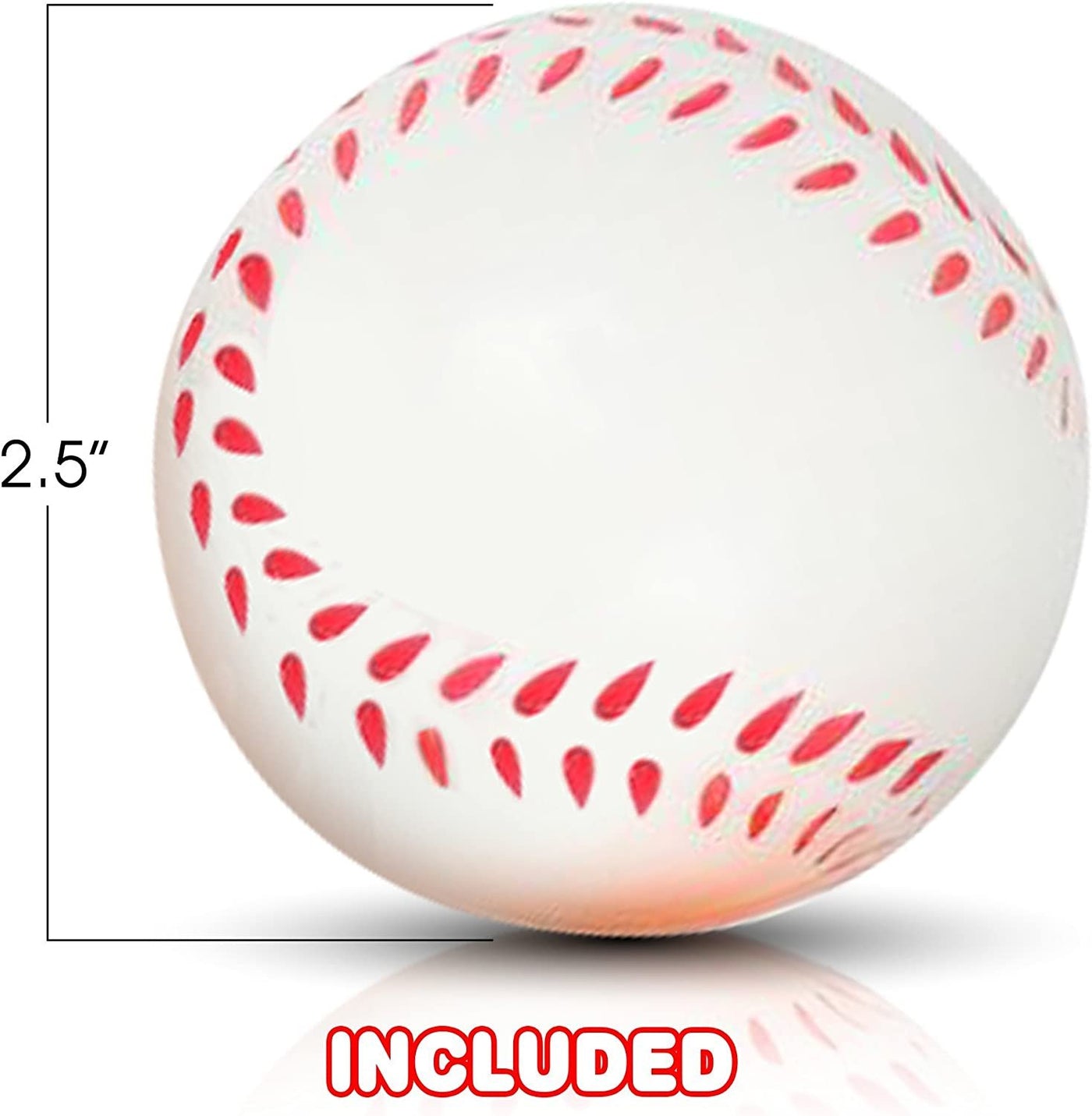 Sports Stress Foam Balls for Kids - Set of 4 - Includes Basketball, Football, Baseball, and Soccer Squeezable Anxiety Relief Balls Idea, Party Favor for Boys or Girls