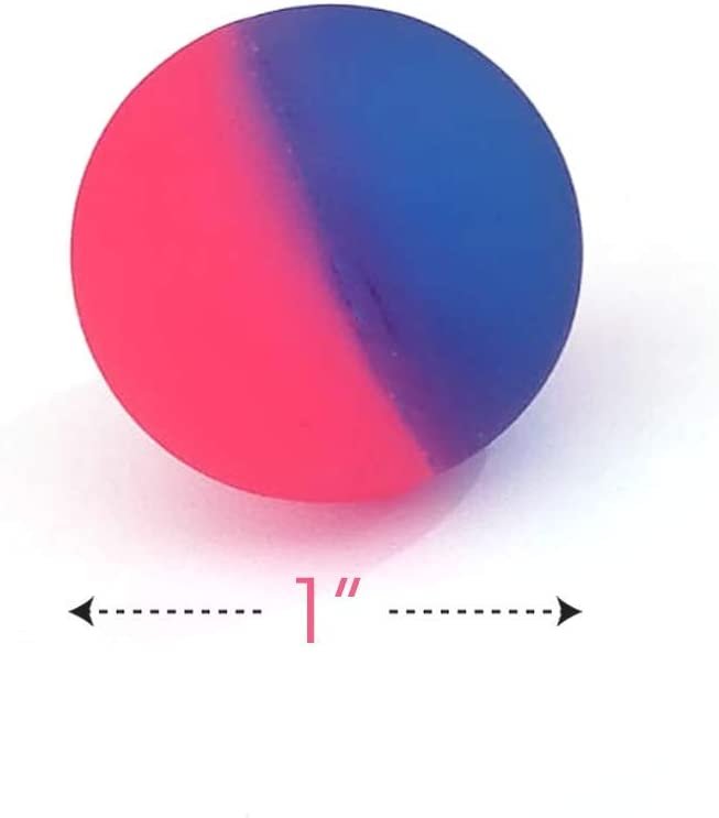 1" ICY Bouncy Balls for Kids, Bouncing Balls with Frosty Look & Extra-High Bounce - Bulk Set of 144