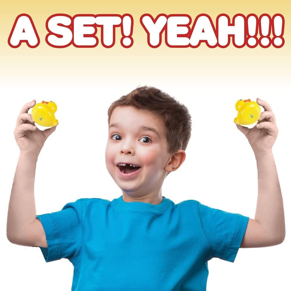 Pond Matching Game for Kids, 3’ Inflatable Pool & 20 Duckies