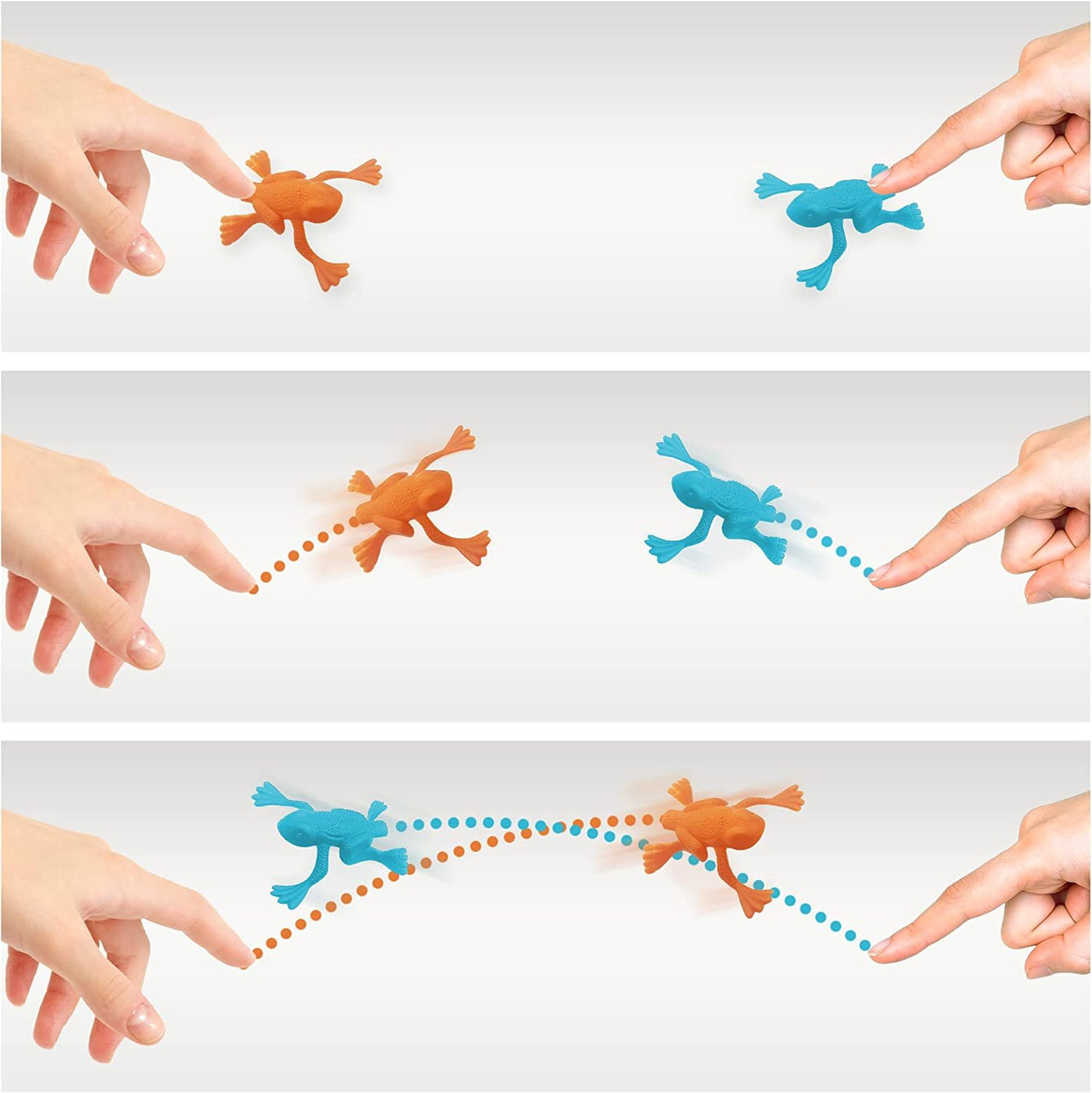 Jump n Leap Frog Toy - 130 Pack of 2" Assorted Colors, Cool Jumping Frogs for Kids - Vibrant Color Variety - Fun Party Favors, Goody Bag Fillers, Contest Prizes for Girls and Boys