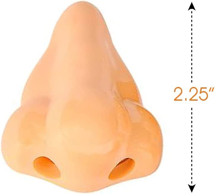 Nose Pencil Sharpeners for Kids - Pack of 12 - Funny School Supplies for Boys and Girls, Cool Stationery Birthday Party Favors for Toddlers, Classroom Teacher Rewards and Prizes