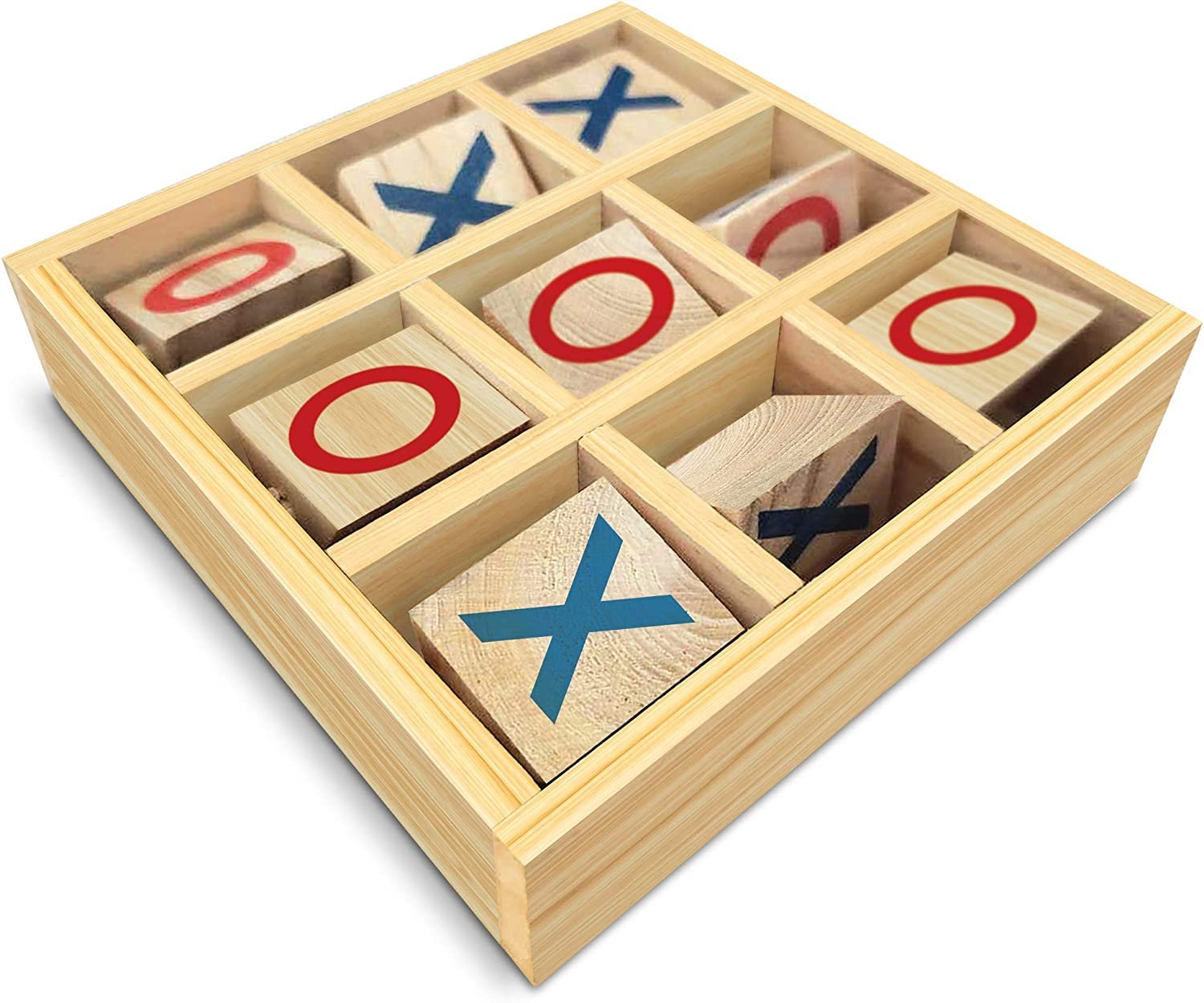 Gamie Foam Smile Face Tic-Tac-Toe Mini Board Games for Kids, Set