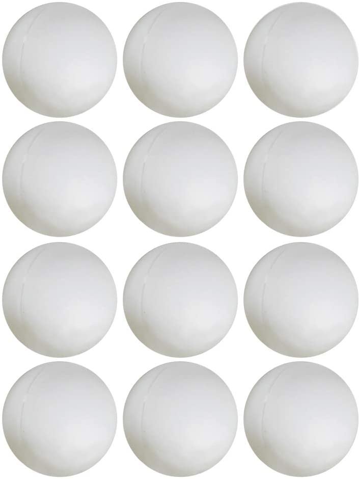 White Ping Pong Balls - Pack of 12 - Mini 1.5" Ping Pong Balls for Goldfish Game, Table Games, Fun Carnival Games Supplies for Kids, Parties