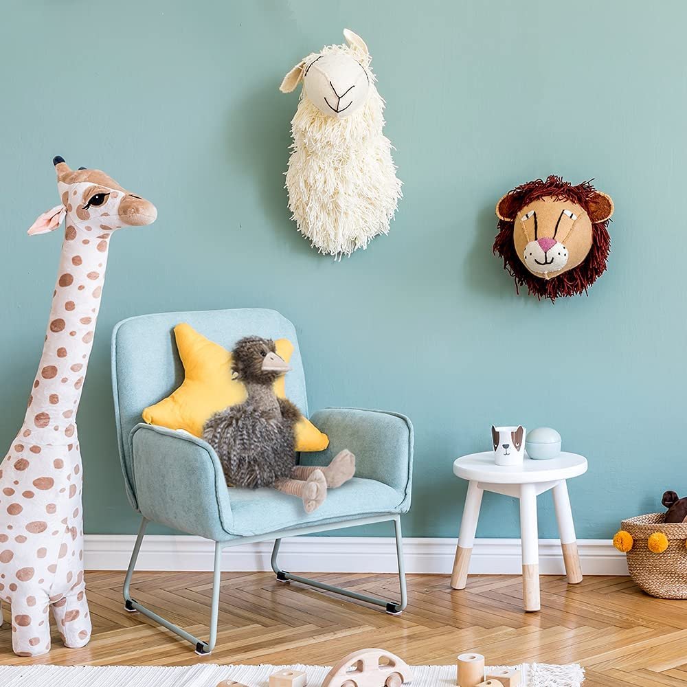 Emu Plush Toy for Kids, 1PC, Long Hair Stuffed Ostrich Toy, Soft and Huggable Kids’ Stuffed Toys, Cute Nursery Décor, Girls’ and Boys’ Room Animal Decorations
