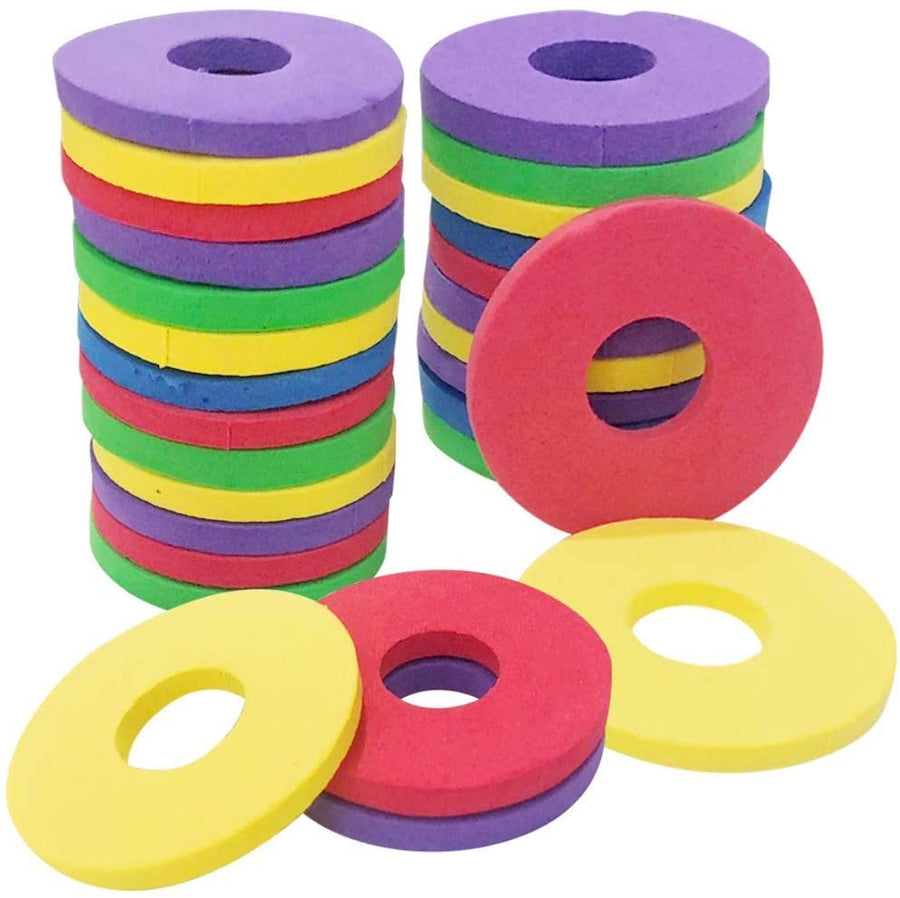 Foam Disc Refill, Set of 48, Refill Pack for Disc Launcher Gun Set, Assortment of Colors, Quality Foam, Outdoor Games and Activities for Summer, Backyard, and Picnic Fun