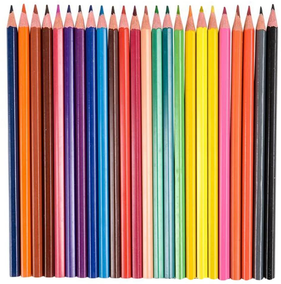 ArtCreativity Multi Colored Pencils - 24 Pack - Pre-Sharpened Coloring Pencil Set - Color Pencils for School Art Projects, Creative Play, Drawing 