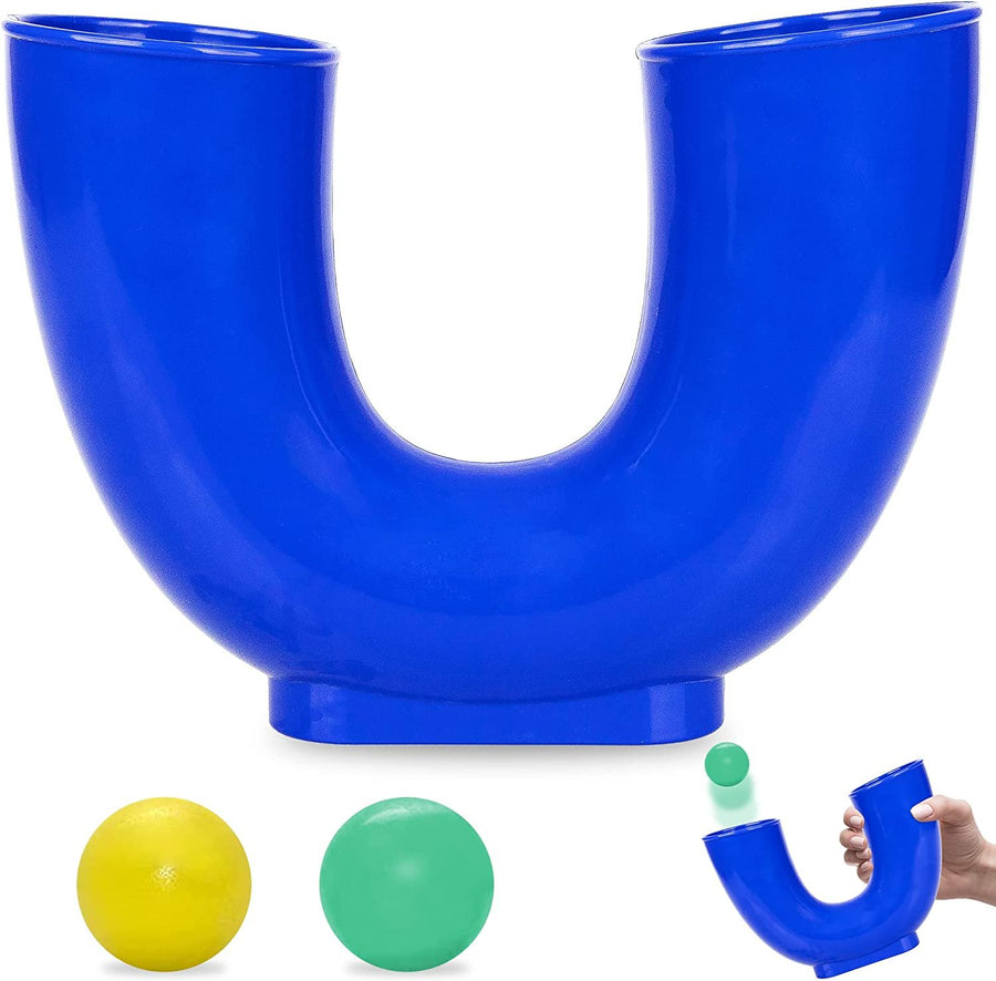 U Tube Juggling Game for Kids and Adults - Juggle Set with Loop Tube and 2 Balls - Indoor and Outdoor Toys for Kids - Skill Game Toy Develops Motor Skills & Juggling Skills
