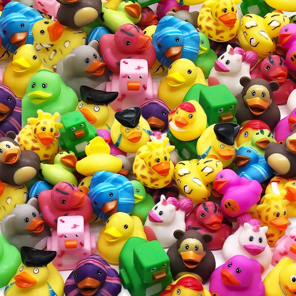 Bulk Valentine Rubber Ducks Assortment
