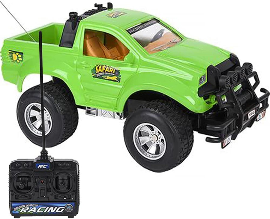 Remote Control Safari Monster Truck, Safari RC Toy Car, Battery Operated, Unique Birthday Gift for Boys and Girls, Large Carnival Game Prize