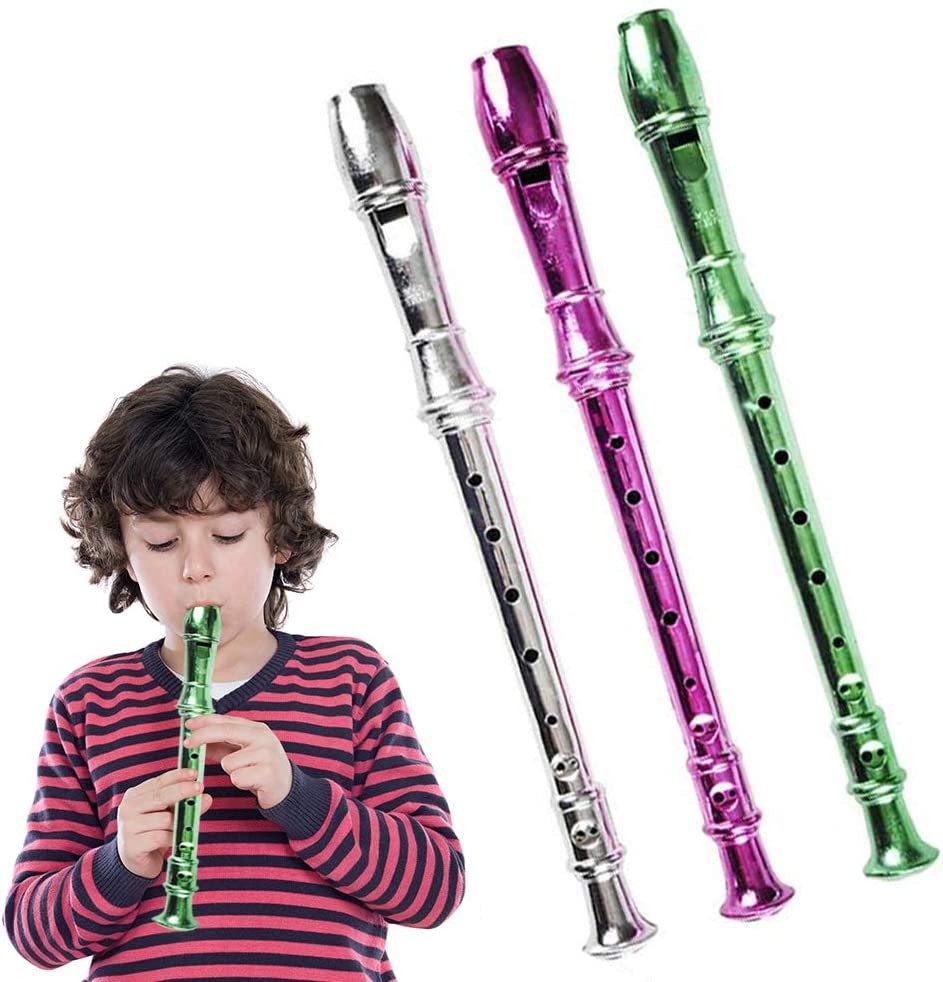 ArtCreativity 4.75 Inch Metal Kazoo - Set of 3 - Fun Humming Musical  Instrument for Kids and Adults - Durable Music Toys - Cool Birthday Favors,  Party