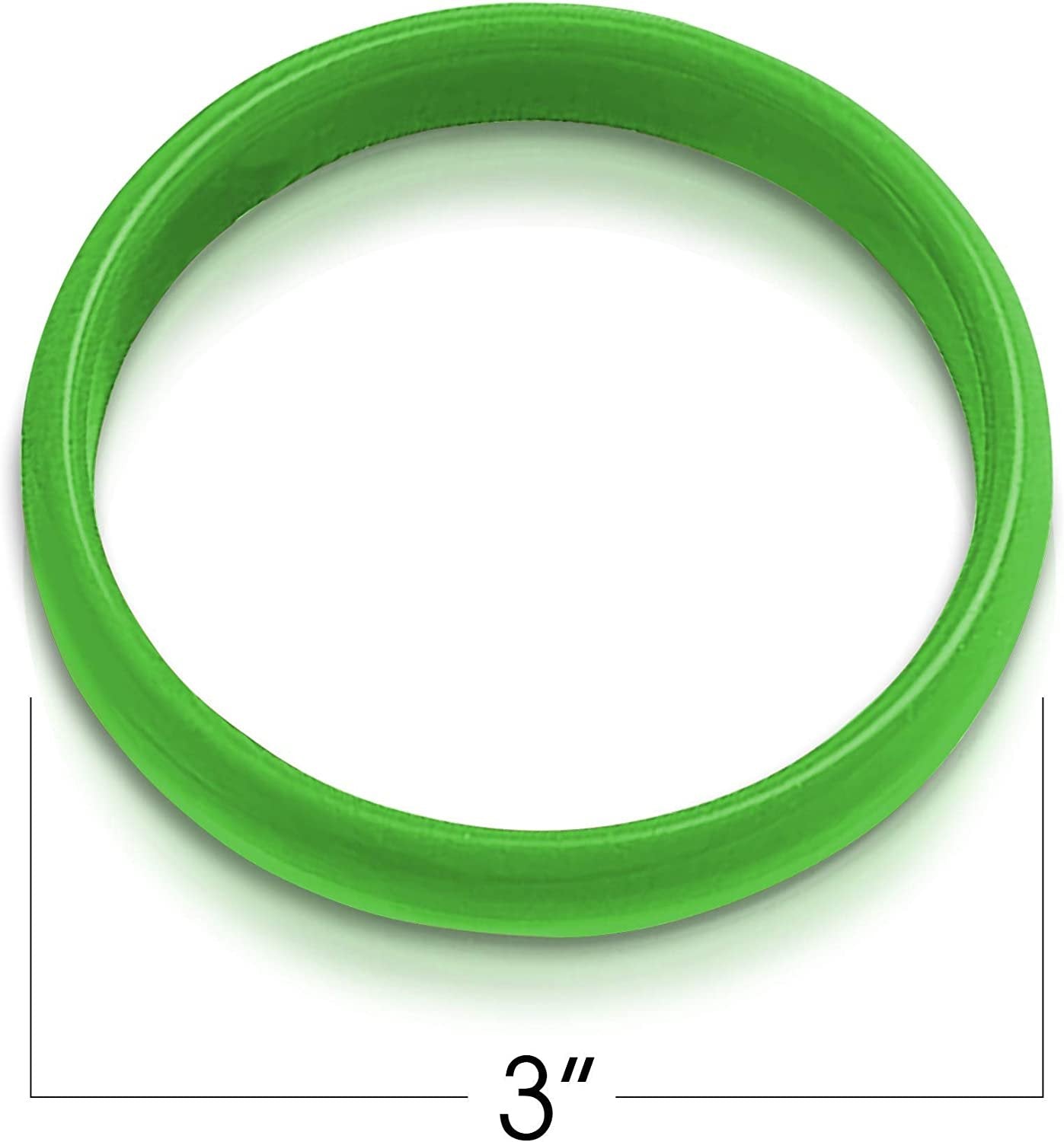 Gamie Carnival Cane Rack Rings - Set of 12 - Colored Hoops for Ring Toss Games and More - Durable Plastic - Carnival Supplies for Party Activities, Outdoor and Indoor Fun