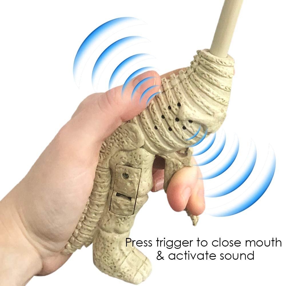 Dinosaur Fossil Snapper with Sound, 1PC, Dino Reacher Grabber Toy for Kids, Cool 17" Creature Reacher, Dinosaur Toys for Boys and Girls, Great Birthday Gift Idea