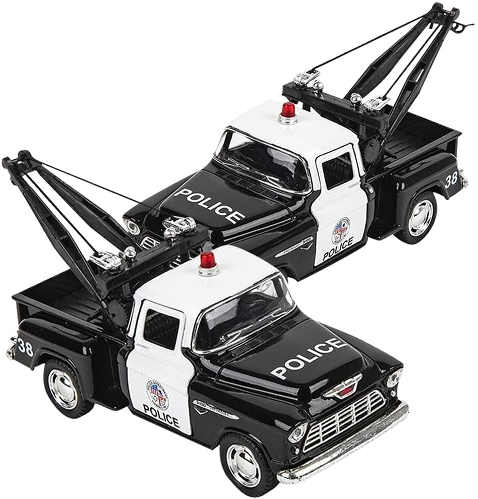 Pull Back Police Tow Truck Toys, Set of 2, Diecast Police Toy Cars wit ·  Art Creativity