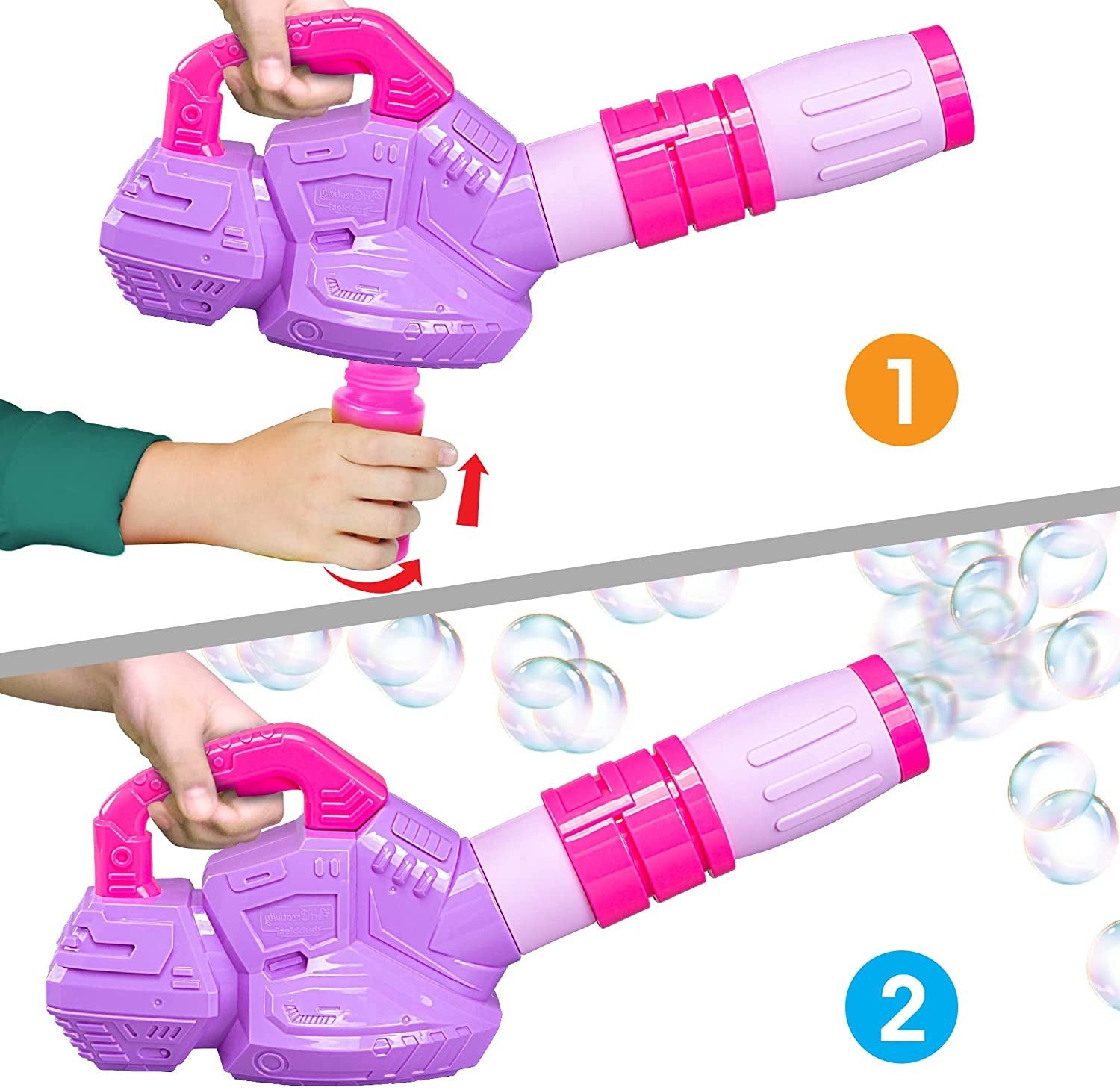 Bubble Leaf Blower, Outdoor Bubble Machine for Toddlers