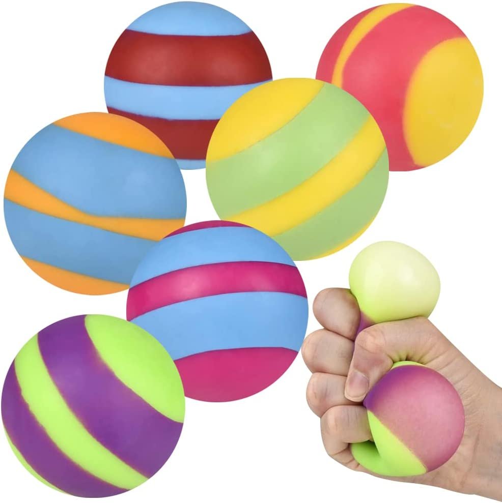 4 Pack Stress Ball For Kids And Adults Slow Rising Balls Sensory Fidget Toy  Anxiety Stress Relief Squeezing Balls Calming