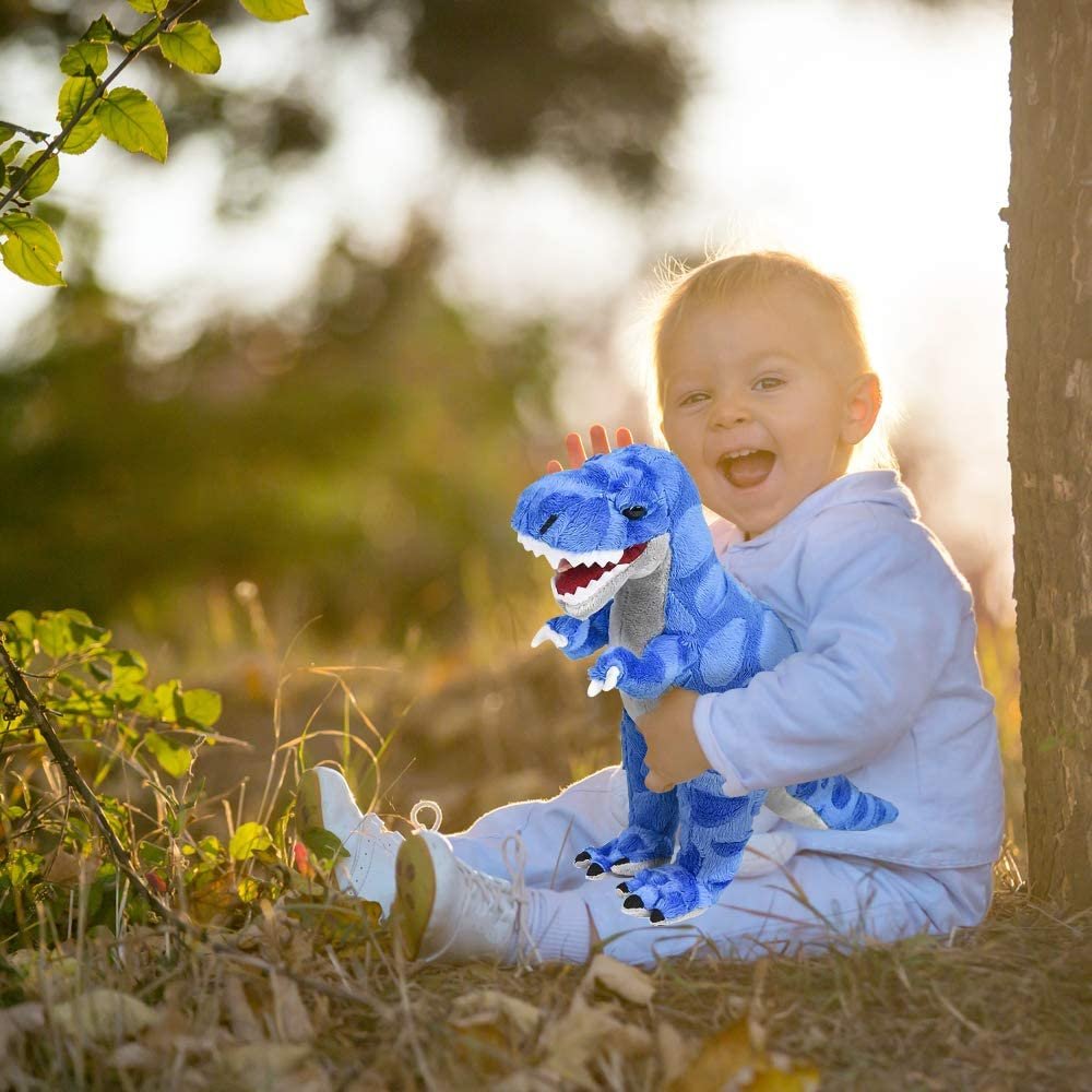 Cozy Plush T-Rex Dinosaur Stuffed Animal, Dinosaur Plush, Stuffed Dinosaur, Soft and Cuddly Stuff Animals Pillow for Kids, Dinosaur Baby Stuff, Great Gift for Boys, Girls, Toddlers