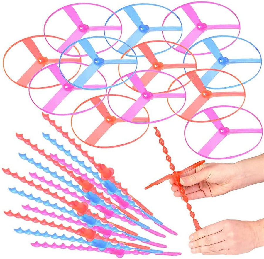 Flying Saucer Toys, Set of 12, Flying Toys for Kids in Vibrant Assorted Colors, Cool Toys for Boys and Girls, Space Party Favors for Galaxy Theme, Outdoor Toys for Kids