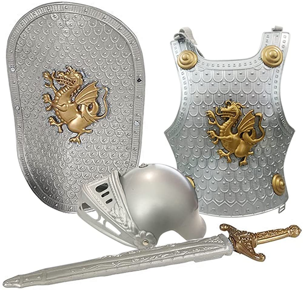 medieval knight sword and shield
