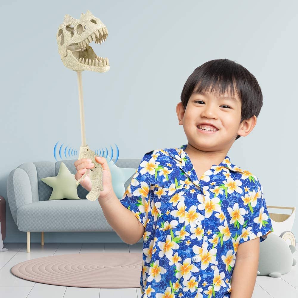Dinosaur Fossil Snapper with Sound, 1PC, Dino Reacher Grabber Toy for Kids, Cool 17" Creature Reacher, Dinosaur Toys for Boys and Girls, Great Birthday Gift Idea