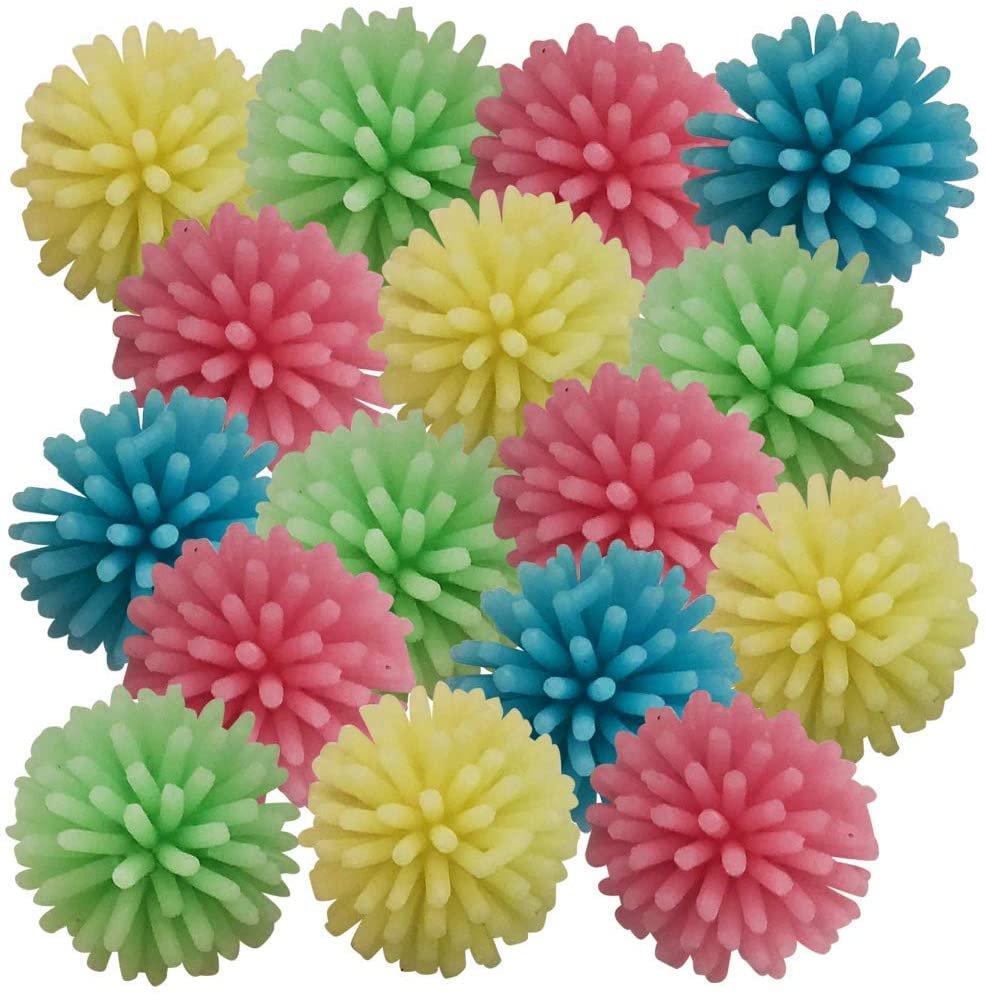 Glow in The Dark Spiky Hedge Balls for Kids, Bulk Pack of 144