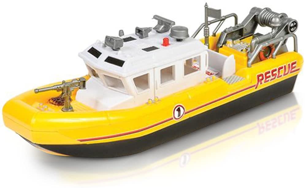 Aquatic Rescue Vessel, Battery-Operated Toy Ship for Kids, Floats in Water, Floating Bathtub and Pool Toy for Boys and Girls, Best Birthday for Children