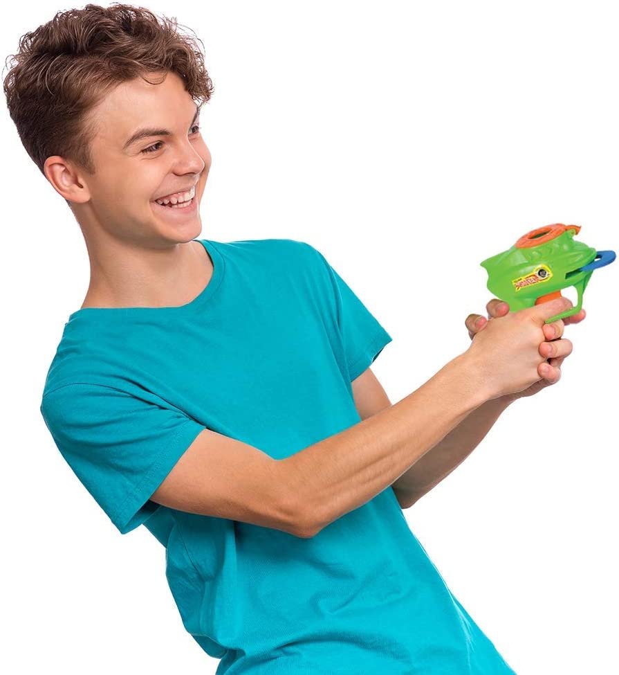 Foam Disc Launcher, Set of 2 Disk Shooter Toy Guns with 1 Gun and 5 Flying Disks Each, Outdoor Games and Activities for Summer, Backyard, and Picnic Fun, Best Gift Idea