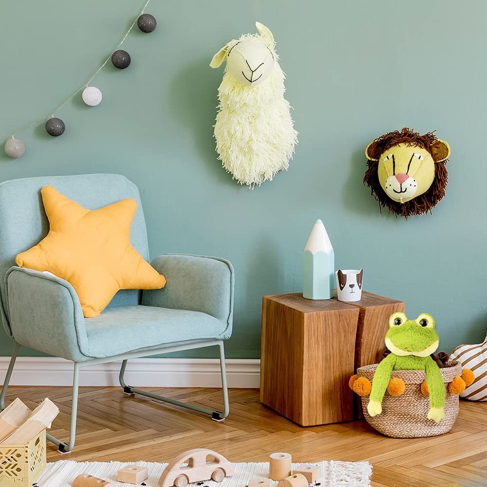 Bendable Plush Frog, 1 pc, Stuffed Frog Toy with Bending Limbs, Plush Material, Great for Imaginative Play, Animal Nursery Decoration, and Animal Party Decor