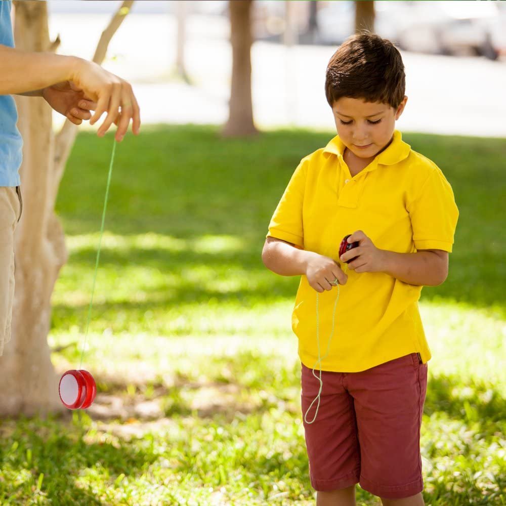 Mini Plastic Yo-Yo Set - Pack of 36 - Fun Hand Yo-Yos for Kids - Assorted Colors - Big Hit Party Favor - Amazing Gift Idea for Boys and Girls Ages 3+