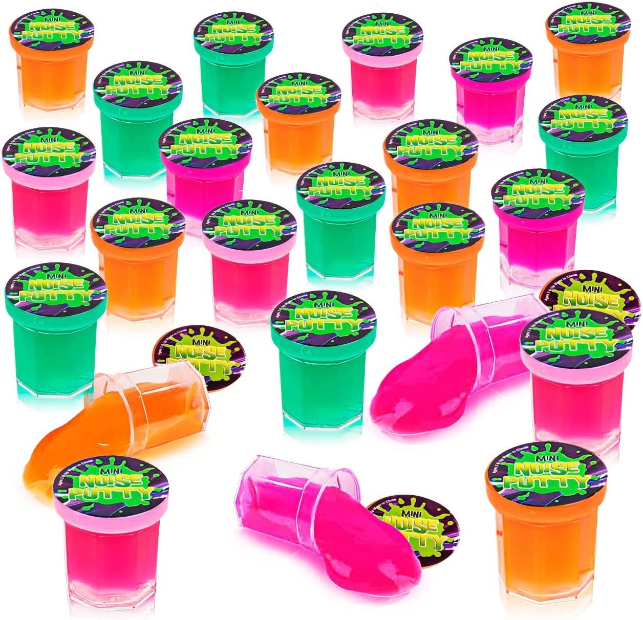  Rainbow Glitter Slime Filled Eggs (1 Dozen) Easter Egg Hunt  Supplies, Birthday Party Favors & Prizes : Toys & Games