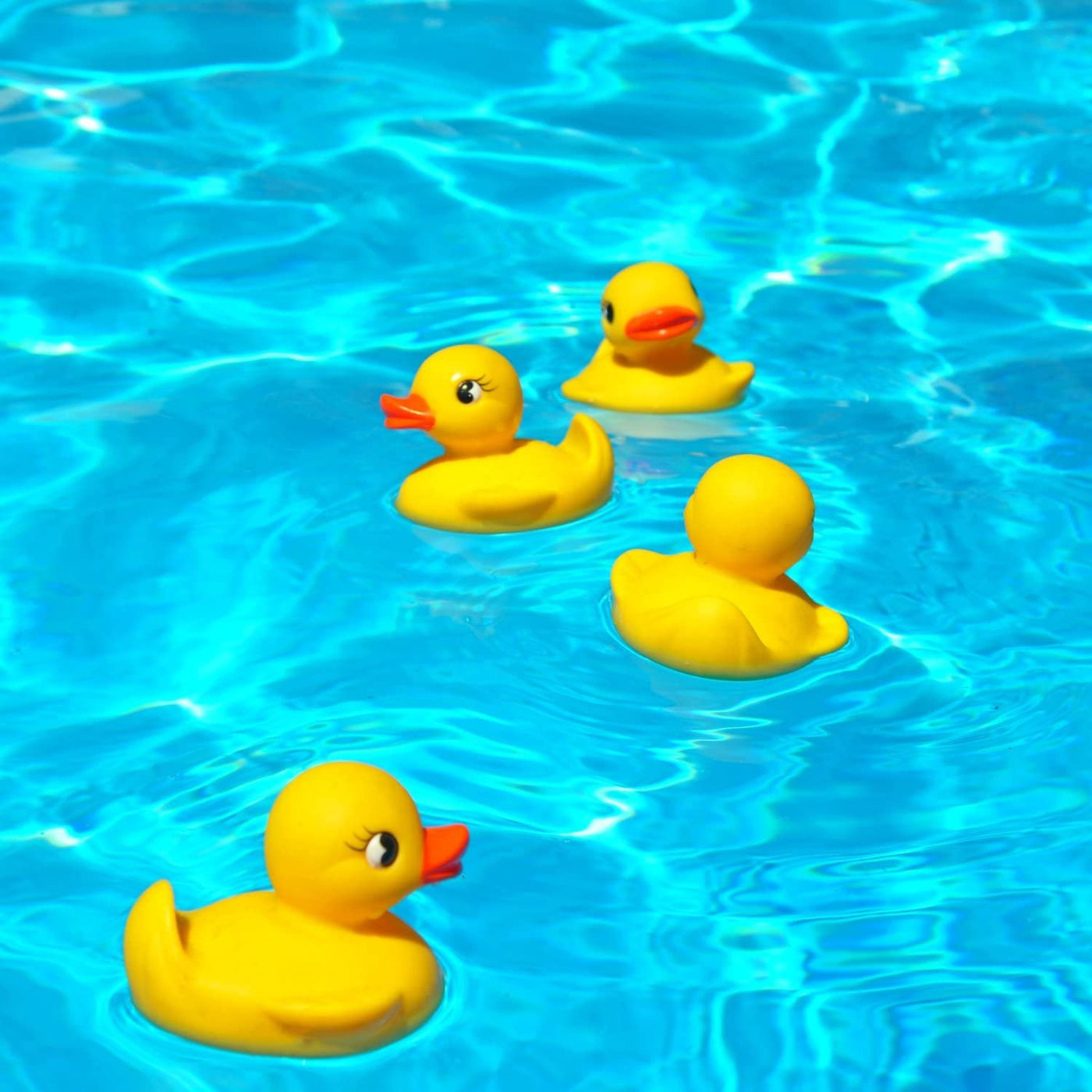 Pond Matching Game for Kids, 3’ Inflatable Pool & 20 Duckies