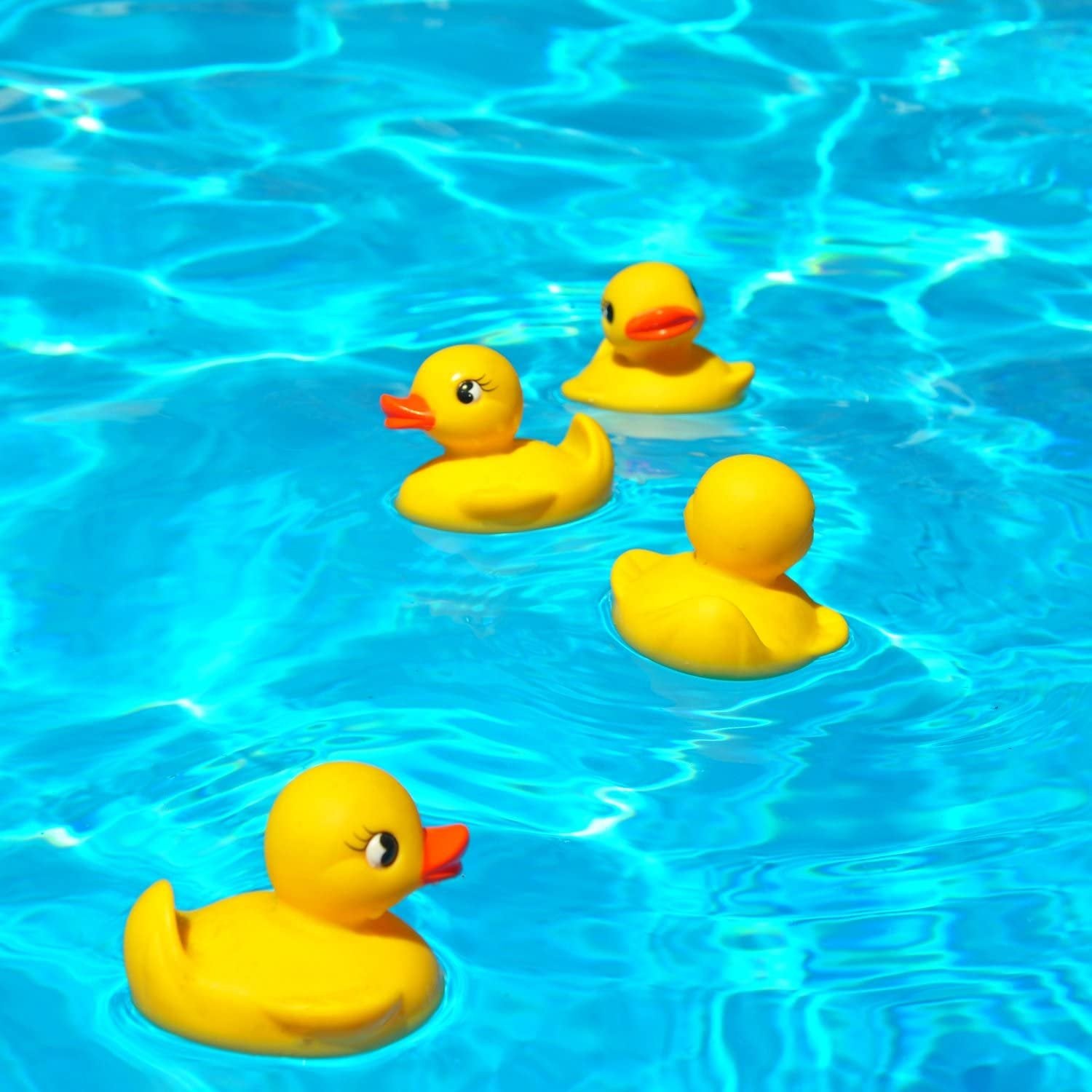 Pond Matching Game for Kids, 3’ Inflatable Pool & 20 Duckies