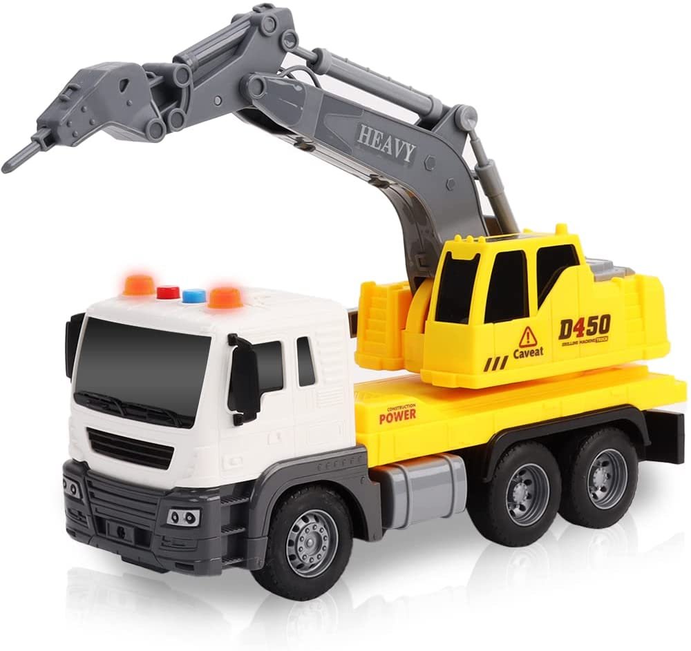 Sosation 36 Pcs Construction Engineering Trucks Small Digger Truck Toys Sosation 36 Pcs Construction Engineering Trucks Small Digger Truck Toys