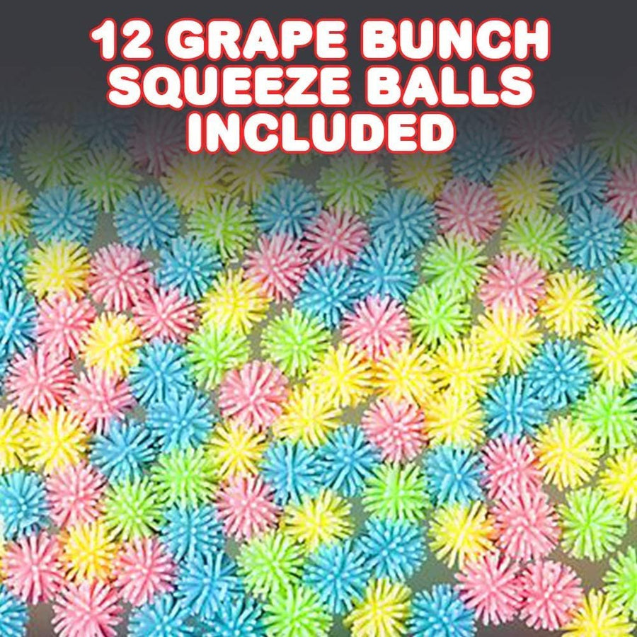 Glow in The Dark Spiky Hedge Balls for Kids, Bulk Pack of 144, Soft Sensory Balls in Various Vibrant Colors, Calming Sensory Fidget Toys for Autistic Children, Fun Birthday Party Favors