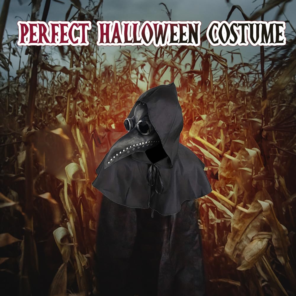 Child Dark Plague Doctor Costume | Scary Kid's Costumes