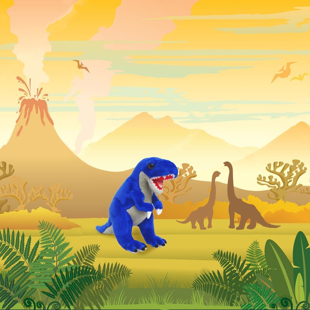 Cozy Plush T-Rex Dinosaur Stuffed Animal, Dinosaur Plush, Stuffed Dinosaur, Soft and Cuddly Stuff Animals Pillow for Kids, Dinosaur Baby Stuff, Great Gift for Boys, Girls, Toddlers