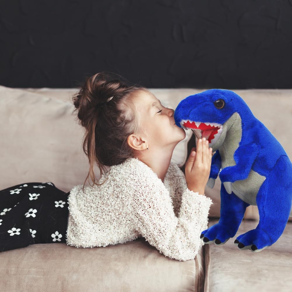 Cozy Plush T-Rex Dinosaur Stuffed Animal, Dinosaur Plush, Stuffed Dinosaur, Soft and Cuddly Stuff Animals Pillow for Kids, Dinosaur Baby Stuff, Great Gift for Boys, Girls, Toddlers