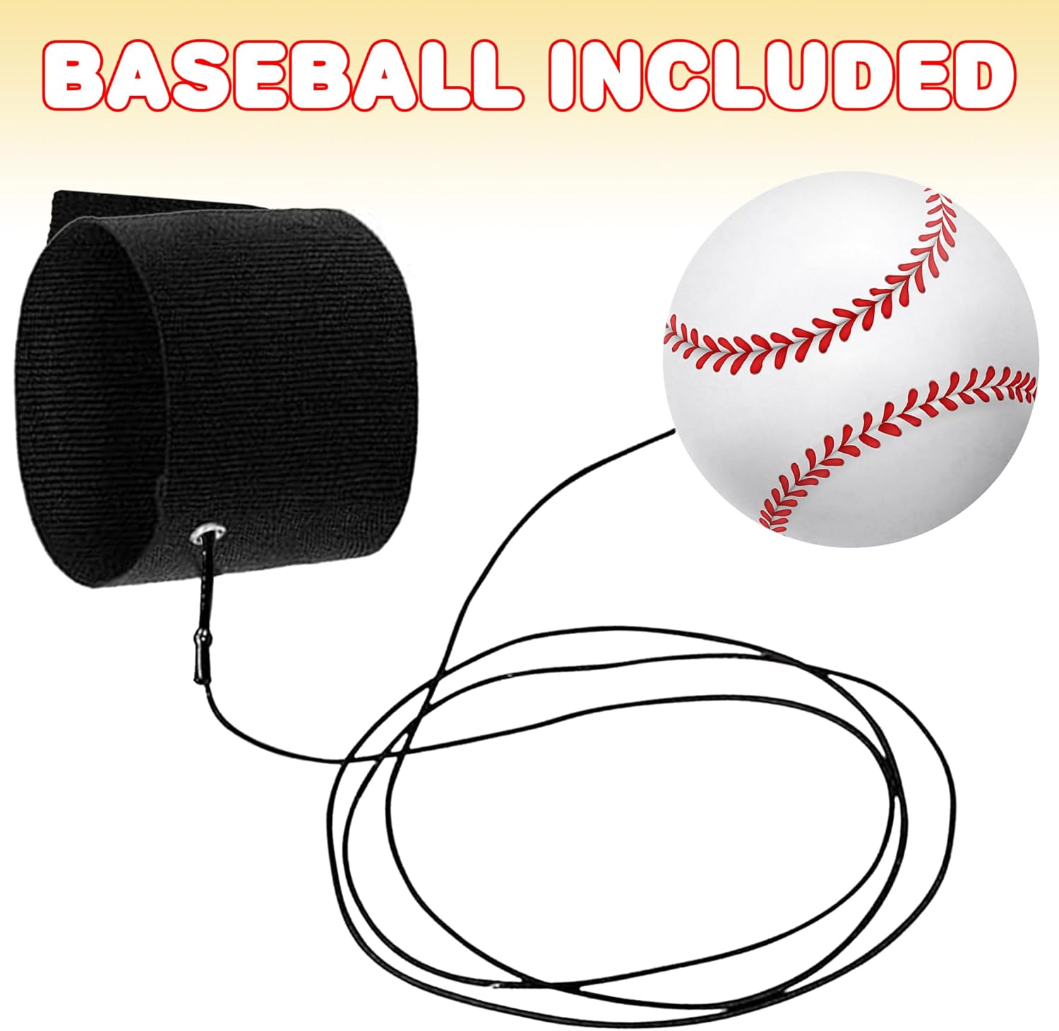 2.25" Sports Wrist Balls - Set of 3 - Includes Basketball, Baseball, and Soccer Ball Wristband Toys - Durable Foam String Attached Rebound Balls - Party Favor, Gift Idea for Kids